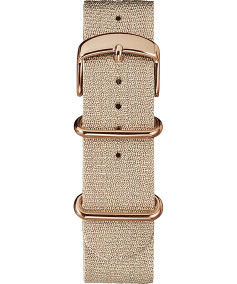 timex metallic woven fabric slip-thru strap|fabric watch straps timex.